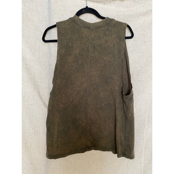 Lululemon Athletic Oversized Workout Green Tank Top Sz. M - Picture 1 of 6